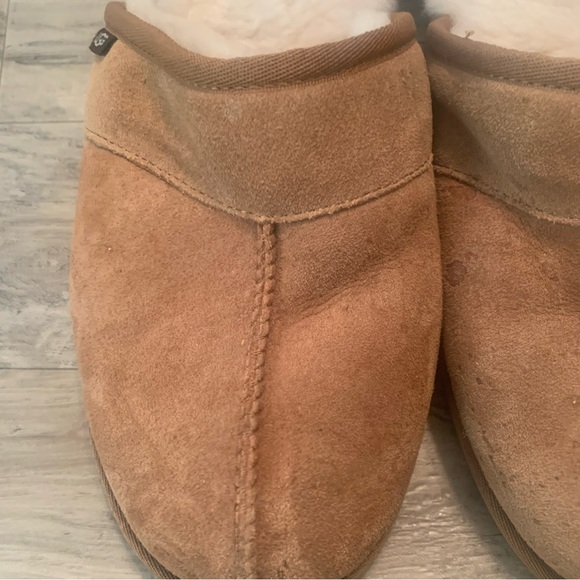 UGG Mens Scuff Suede Sheepskin Slip On Slippers - Picture 6 of 11